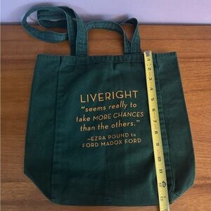 Green Liveright Tote Bag